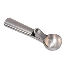 Ice Cream Scoop with Trigger Stainless Steel Cookie Dough Scoop Ergonomic Spring Handles