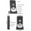 Wireless Intercom System 2 Pack for Home and Office, Long Range Two Way Room to Room Communication 3