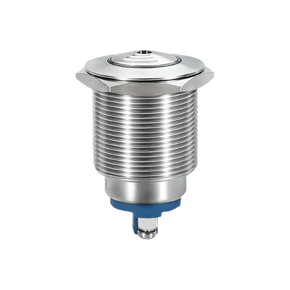 19Mm Red Led Flashing Buzzer Alarm With Loud Intermittent Sound And Durable Metal Housing 9455672560153