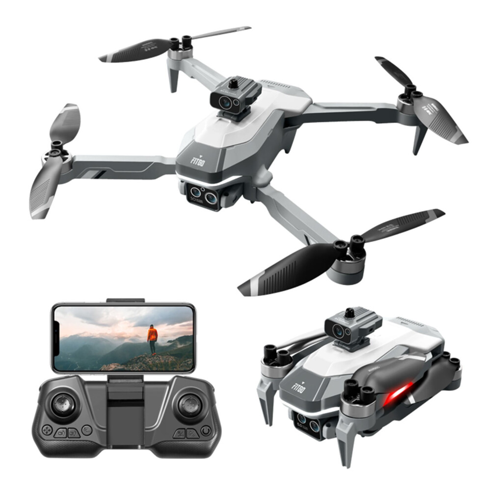 Zeceouar Drone With Camera - Brushless Motor, Wind Resistance, Headless Mode, Gesture Control, Fpv Rc Quadcopter For Adults & Beginners 9058772073815