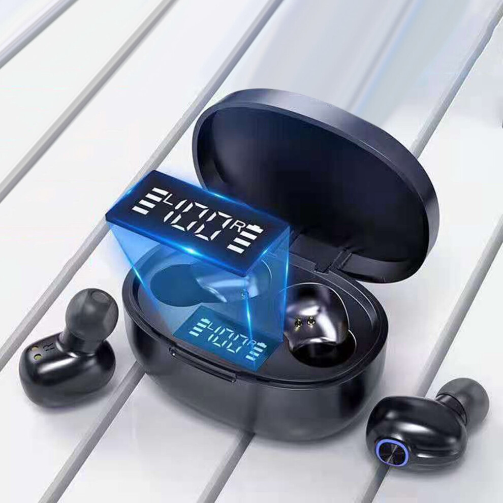 Jacenvly 2024 S200 Bluetooth 5.2 Wireless Earbuds With Charging Box, Noise Cancelling, Mic, Sports Headphones 9058772074829
