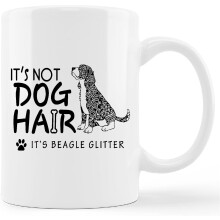 Labrador Dog Mug, 11oz Ceramic Coffee Cup - "It's Not Dog Hair It's Labrador Glitter" - Gifts for Dog Lovers, Compatible with Dog Moms