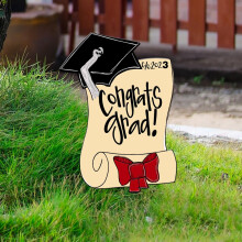 Giyblacko Card SlotGraduation Season Outdoor Lawns Yard Sign Yard Decor Graduation Season Party Yard Signs