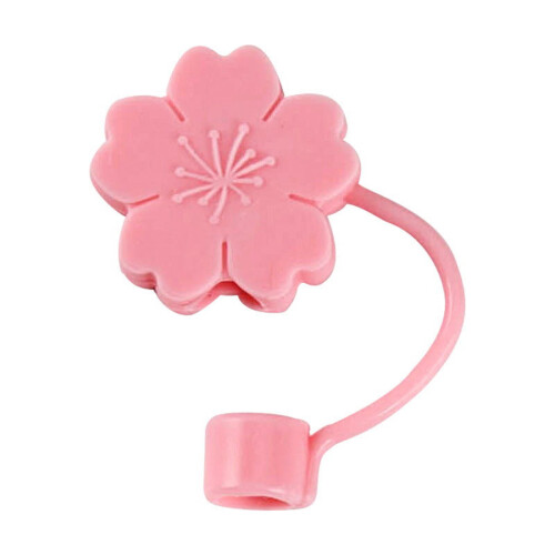 5pcs Straw Cover Reusable Straw Cap Assortment Cartoon Straw Topper Protector 2