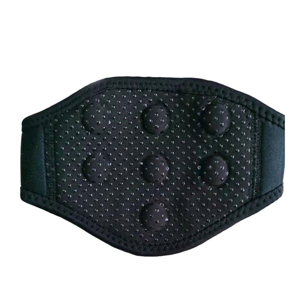 Black Iuyt6 Neck Brace With Magnet, Magnetic Brace For Neck Pain Relief, Self-Heating Soothing Neck Support Strap Daily Deals