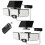 Solar Security Light Outdoor Motion Sensor with Remote Control, IP65 Waterproof 3 Head Floodlight 1
