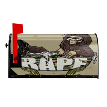 Ba-Pe Magnetic Mailbox Cover Garden Yard Home Decor For Outside, Decorative Outdoor Post Letter Box Wrap Decor Mail Wraps, 21x18 In