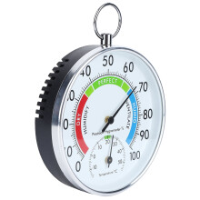 Indoor Thermometer Hygrometer Wall Hanging Temperature Humidity Meter for Home Warehouse Office