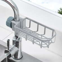 Sink Sponge Rack Stand Kitchen Faucet Storage Rack Sponge And Towel Rack Drain Basket Home Kitchen Cleaning Tools Bakeware Set Kitchen Tools Set