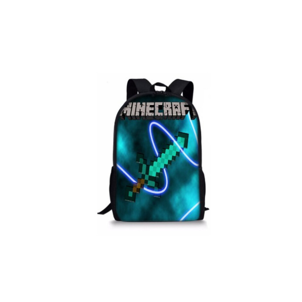 Minecraft Backpack for Kids Student School Bag Shoulder Bag A