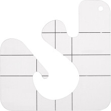 Acrylic Sewing Template DIY Quilting Transparent Ruler Creative Sewing Accessories for Domestic Machine for Simple Quilting Designs Type I