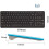 LINLIN Wireless Keyboard and Mouse Set,2.4G Cordless Numeric Keyboard Mouse Combo with Nano USB Receiver for Computer Desktop PC Windows XP/7/8 2