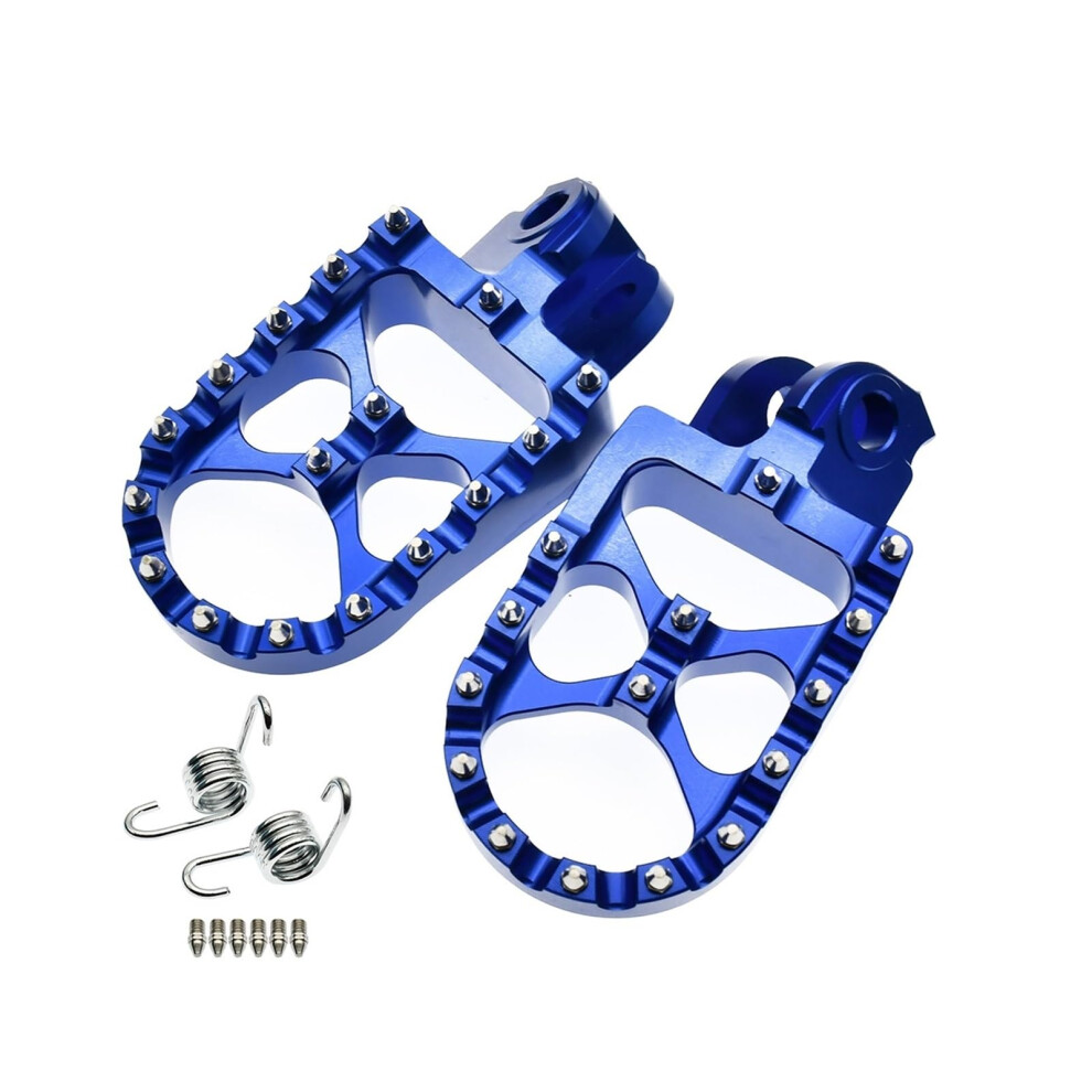 Foot Pegs For Beta Xtrainer 300 250 And Brake Pedals For Beta Rr Wide Antislip Platform 20152024 Blue 9070919615641