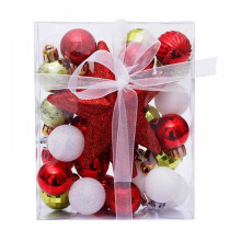 30pcs Teal Christmas Balls Ornaments for Xmas Tree,Shatterproof Christmas Ornaments Ball Colored and Glitter Christmas Party Decoration
