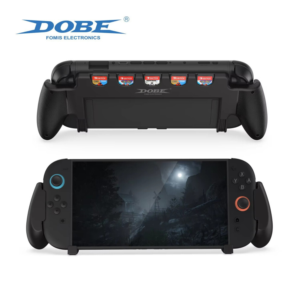 Dobe Switch Grip Case With 5-Game Card Slots&Stand 736084617949
