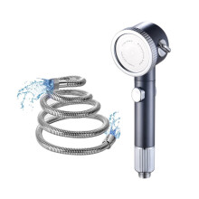 Filter Shower and Hose High Pressure Shower Heads with Stop,Ionic Handheld Showerhead Water Saving,Shower Heads
