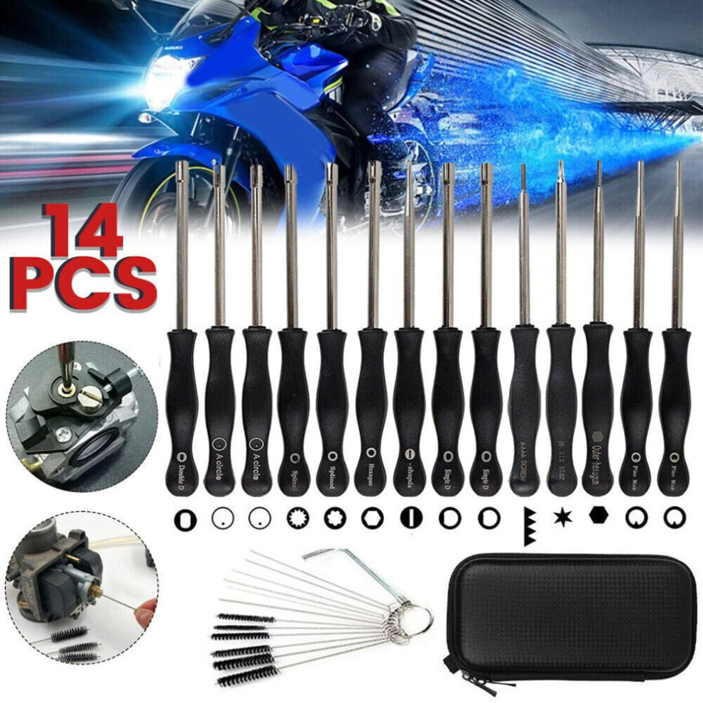 Fule 14Pcs Carburetor Adjustment Tool Screwdriver Kit For Chainsaw Eater Trimmer 9338982168069