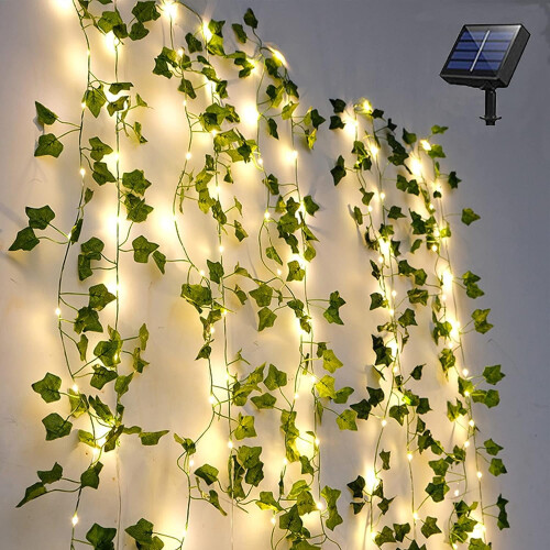 Bincy Indoor/Outdoor 33 ft Solar Waterproof LED String Light
