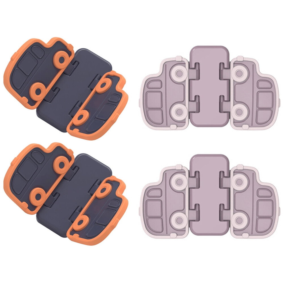 Eease 4 Pcs Baby Safe Lock Window Anti-pinch Safety Lock Window Door Protective Lock
