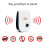 Pest Control / Control Bugs & Insects - (Ultrasonic) White 5
