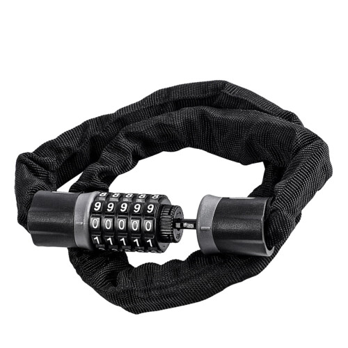 Lock Durable Bike Code Portable Alloy Steel Mountain Locking Chain Fold