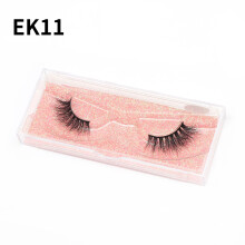 Nvzi -b 1 Pairs Wispy Mink Lashes Fluffy Eye Lashes Natural Look Volume Fake Eyelashes，BK11