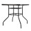 SamyoHome 32" Outdoor Patio Table Square Shape Steel Frame 2