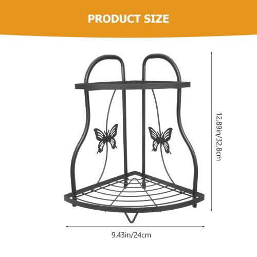 Shelf Organizer Bathroom Rack Corner Counter Kitchen Countertop Storage Shower Spice Makeup Wall Vanity Display 1