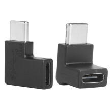 husxh USB Type C to USB Type C Adapter 2pcs Fast Charging Data Sync Converter Gender Changer Computer Accessories