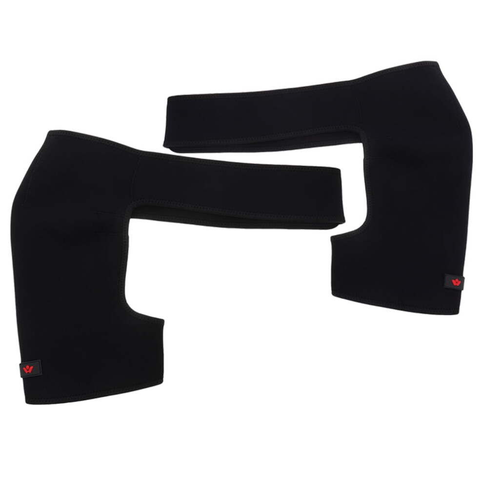 Mizh 2Pcs Fitness Shoulder Brace Right Left Shoulder Support Brace Adjustable Straps