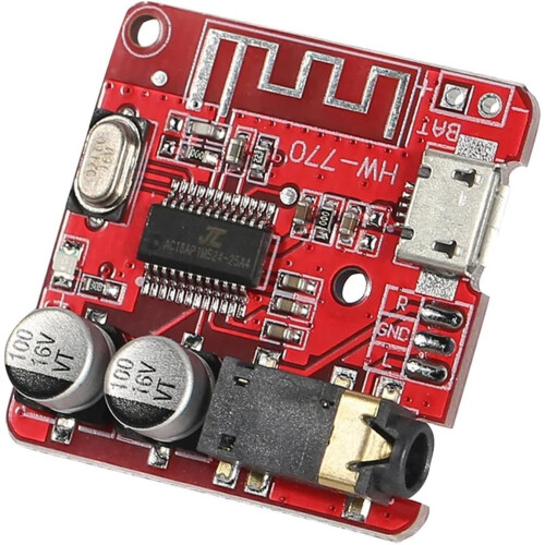 Bluetooth 4.1 Audio Receiver Board Lossless Decoder WAV FLAC MP3 TypeC 3.7V5V 1PCS 2