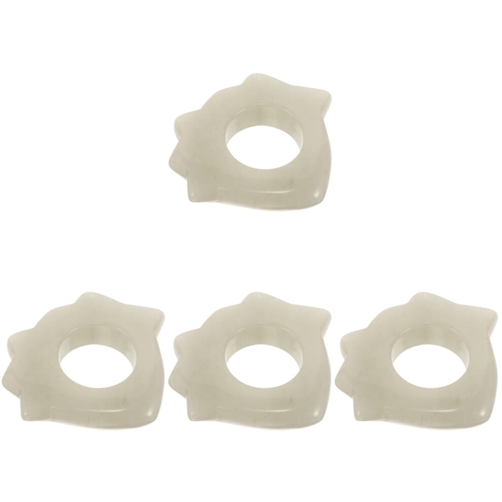 Jade Scraping Instrument Face Tool Massaging Tools Guasha Massage Sculpting Facial 4 Pack