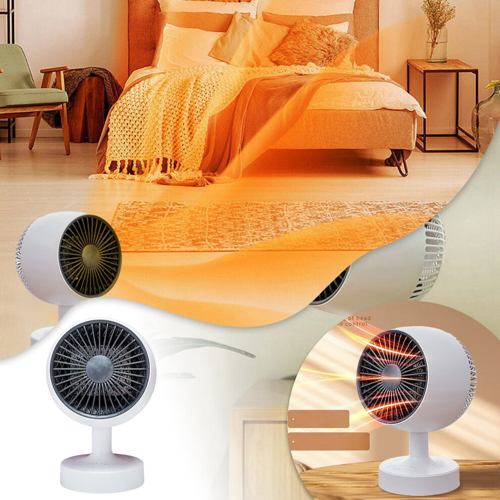 2024 Upgraded Space Heater For Indoor Use, Mini Heater Small Household Heater Heater Desktop Hot Air Blower Silent Shaking Small Sun, Home Clearance 9353595228283