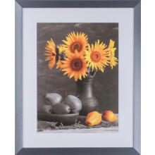 1-1/8" Polystyrene Modern Picture Frame by WholesaleArtsFrames-com 4x7 313-VI Series Bluish Silver Made In USA