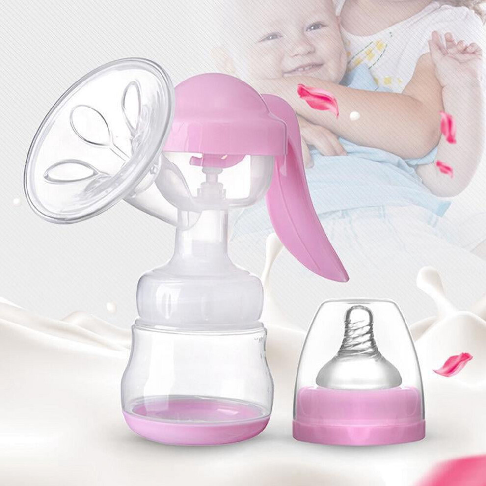 Breast Pump with Bottle Powerful Manual Breast Pump Expressing Breast Milk