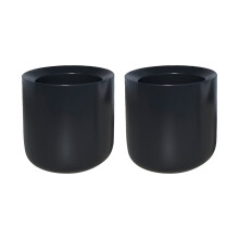 Yonrjhukm Hand Made Aromatic Coffee Cup Thickened Ceramic Italian Cup Cold Brew Coffee Cup Set 2 Cups 100ML
