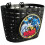 Black Plastic Basket for Bicycle and Scooter - BATMAN-inspired 2
