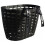 Black Plastic Basket for Bicycle and Scooter - BATMAN-inspired 3
