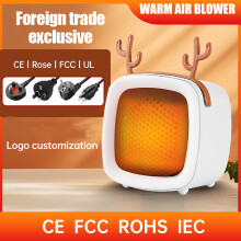Small Space Heater for Indoor Use, Fast Heating Ceramic Electric Room Heater Fan, Compatible with Office Desk Bedroom, Portable Energy Efficient,