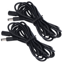 Solar LED Light Extension Cord with DC 12V 24V Power Cable, 5.5x2.1mm Waterproof for Outdoor Solar Panel Monitoring