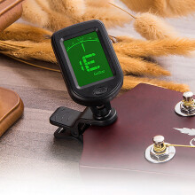 Guitar Tuner Rechargeable Clip On Tuner for Ukulele, Violin and Chromatic Tuning