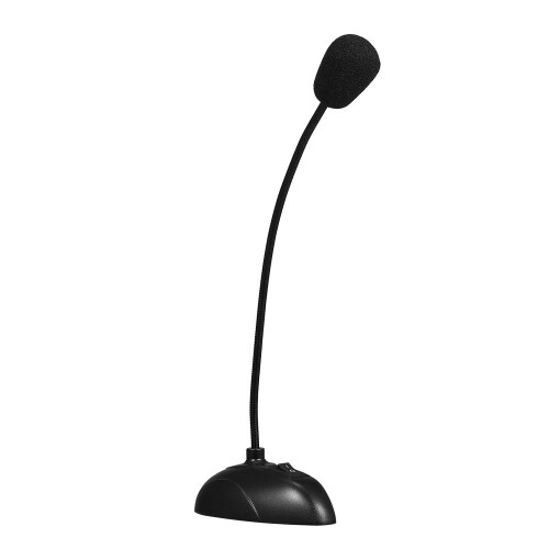 WD Computer Microphone Desktop Capacitive Microphone Wired Microphone 3.5mm Interface for Lecture Conference Voice Chat 1