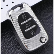 TPU Case for Kia Sportage Rio3 Soul Optima Ceed Pro K5 K2 Pride for Hyundai I20 I30 Ix20 Ix35 Elantra Accent Shell | Car Case | - Silver