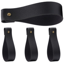 4 Pcs Wall Mounted Towel Hooks with Hanger, Curtain Rod Brackets Compatible with Bohemian Style Decor for Bathroom, Kitchen, Bedroom (Black)