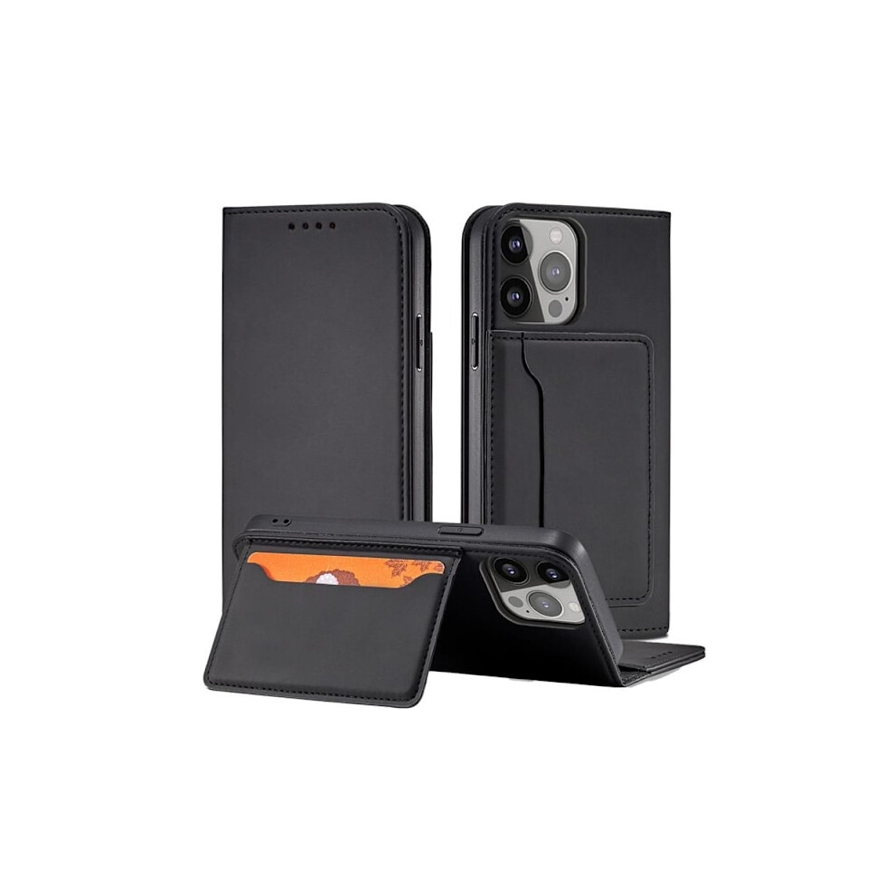 Compatible With Iphone 13 Pro Wallet Case Magnet Stand - Black 9448990257232