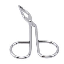 Stainless Steel Eyebrow Scissors and Precision Flat Tip Hair Removal Tweezers 2 in 1 Grooming