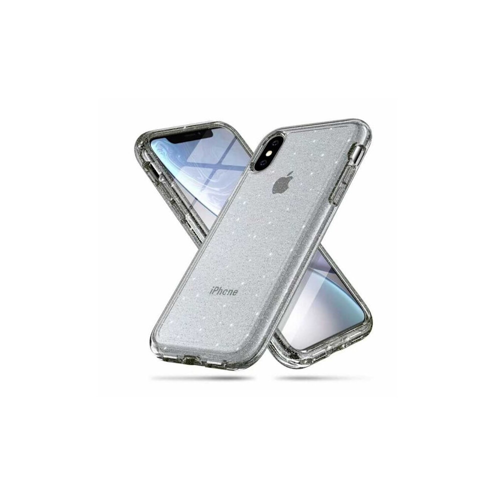 Compatible With Iphone X / Xs Shockproof Mobile Case Sparkle Black 9448990256990