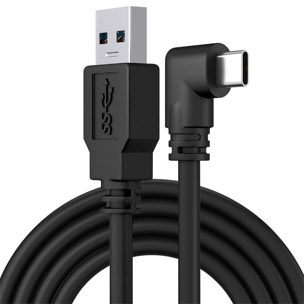 5M/16Ft Usb3.0 To Usb Type C 90 Degree Cable With 5Gbps Fast Data Transfer Usb C Charging Cable For 1/2, Vr Headset, Gaming Pc, Cable & Charger 9496895832788