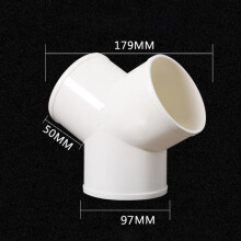GLFILL 4Inch Ducting Y Splitter Connector For Extractor Fan Ventilation Duct Pipe Tube