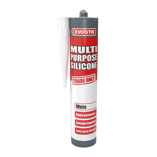 EVO-STIK Multipurpose Silicone Sealant White - Wat